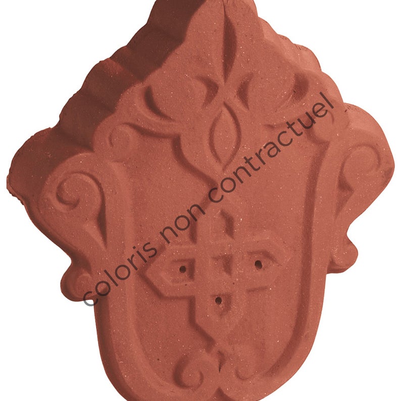 Fronton de rive universelle Rouge Nuancé