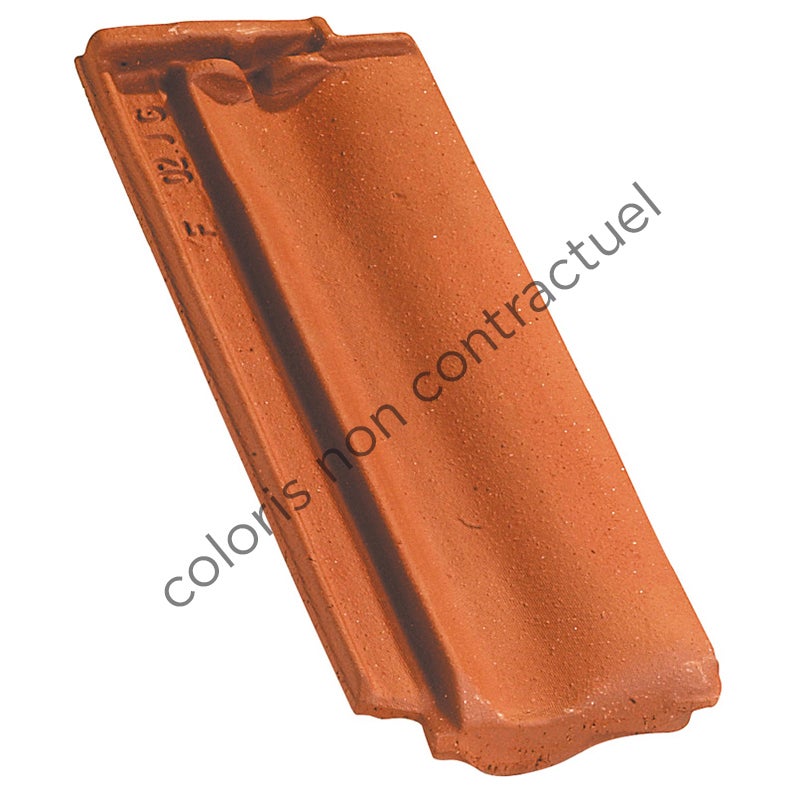 1/2 tuile DELTA 10 Rouge Nuancé