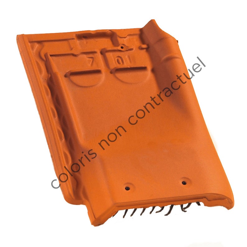 Tuile de ventilation MONOPOLE N 1 Amarante rustique