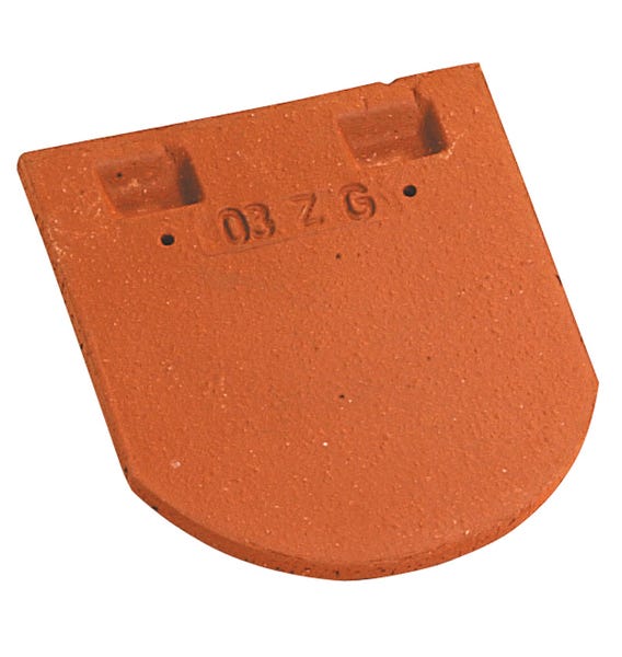 Tuile courte de faîtage pour PLATE ECAILLE PRESSEE 17x27 main product photo