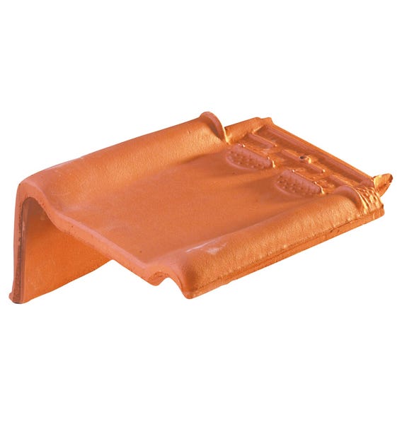 Tuile de rive à rabat gauche à recouvrement MONOPOLE N 1 d'EDILIANS