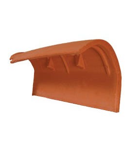 Tuile de rive à rabat droite à recouvrement MEDIANE PLUS Rouge d'EDILIANS