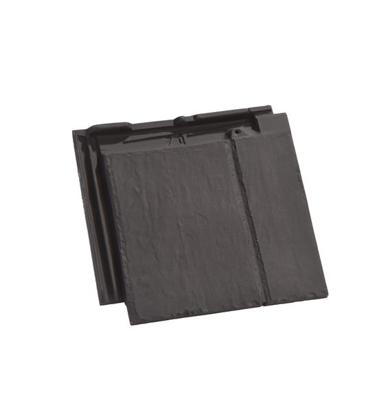 Tuile et demie de finition droite à emboîtement BEAUVOISE GRAPHITE main product photo