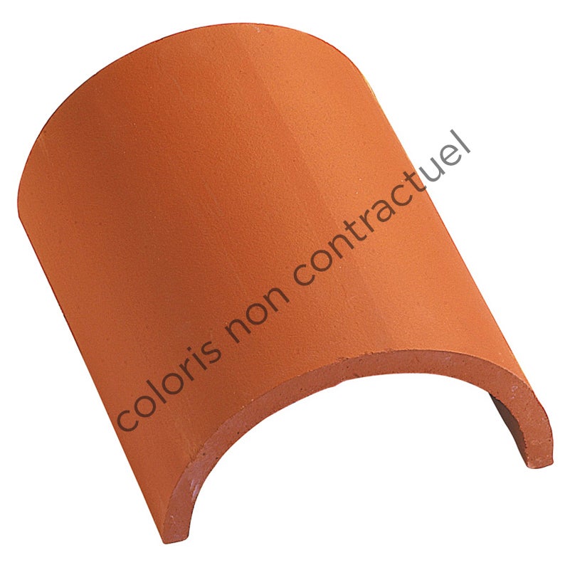 Faîtière demi ronde sans emboîtement Vieilli