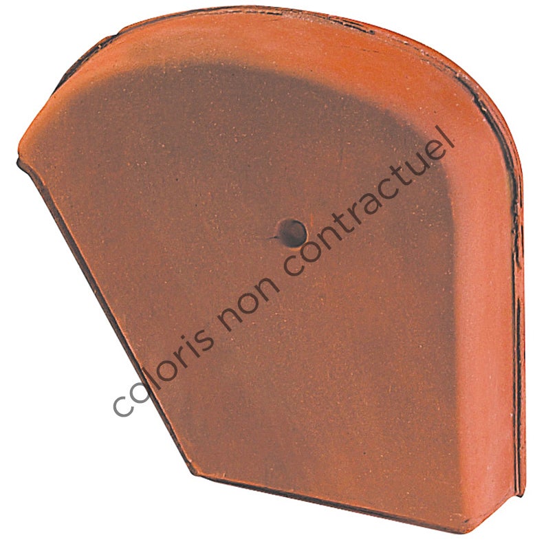 Fronton droit pour faîtière Shed Ardoisé