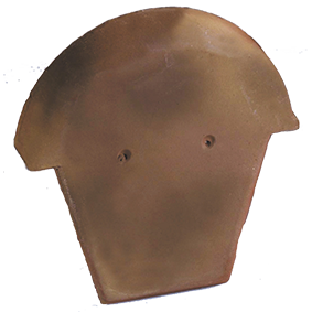 Fronton pour faîtière demi ronde à recouvrement Muraille