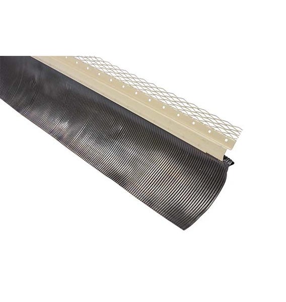 Solin arrêt d'enduit + bavette plomb plissé main product photo